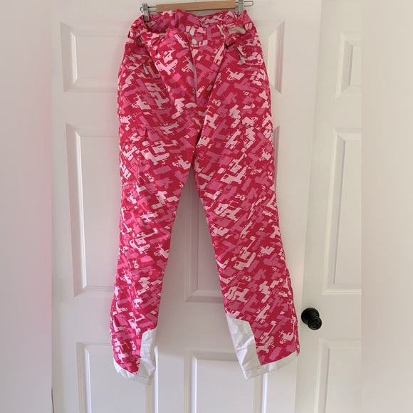 Free soldier insulated pink tye-dye ski/snowboard pants - Picture 1 of 4